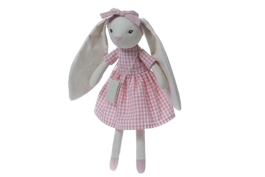 Muñeco Conejo Rosa