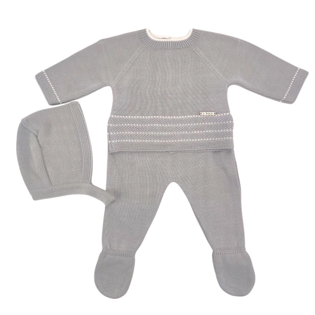 Conjunto Primavera Punto Gris