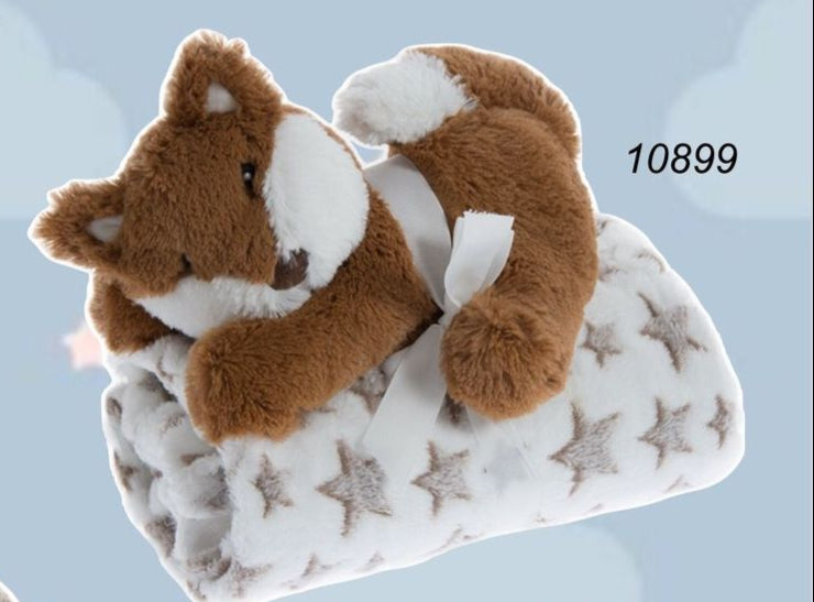 Peluche Zorro + manta personalizada