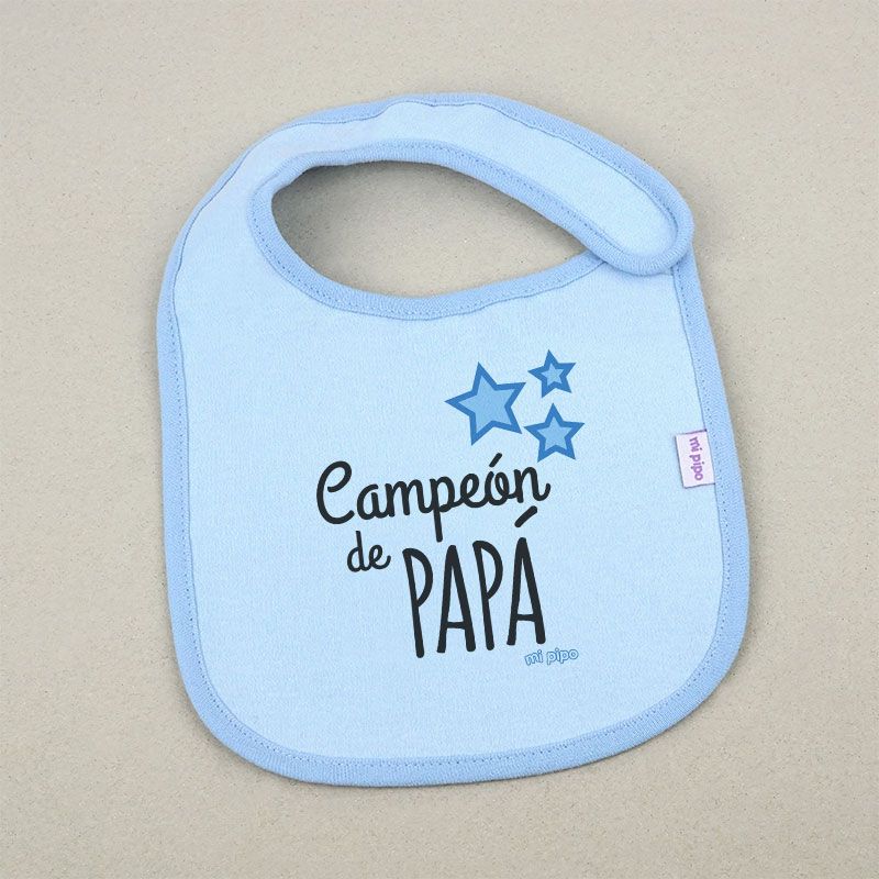 Babero Divertido Campeón de Papá