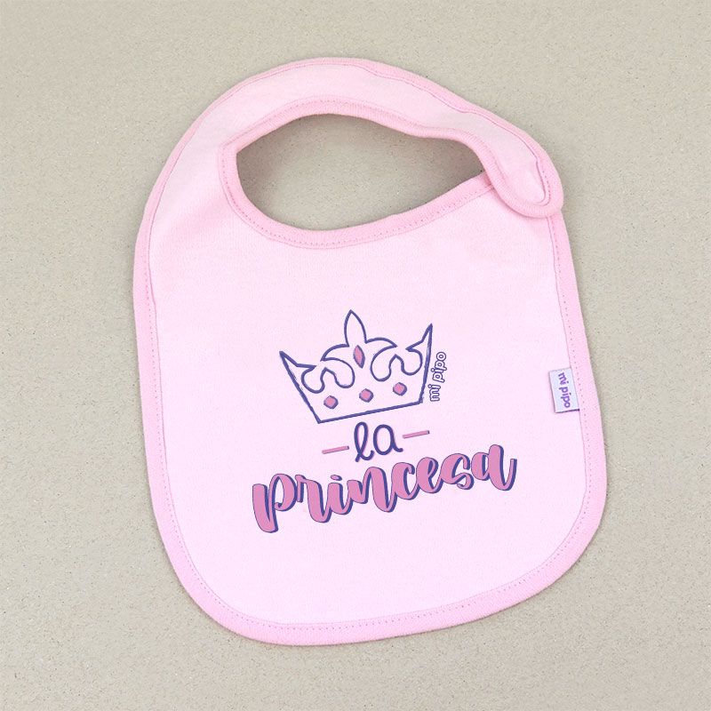 Babero Divertido La Princesa Corona - Mikeko