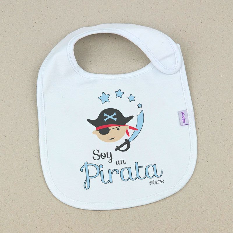 Babero Divertido Soy un Pirata