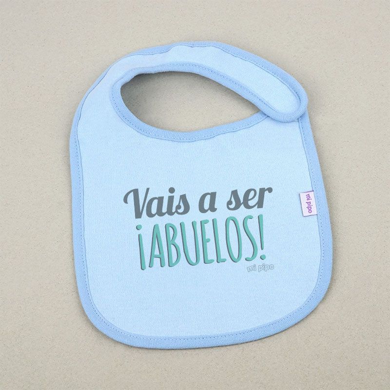 Babero Divertido Vais a ser ¡ABUELOS! - Mikeko