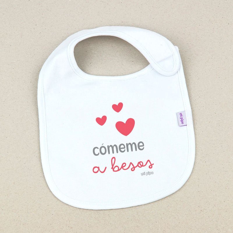 Babero Divertido Comeme a besos