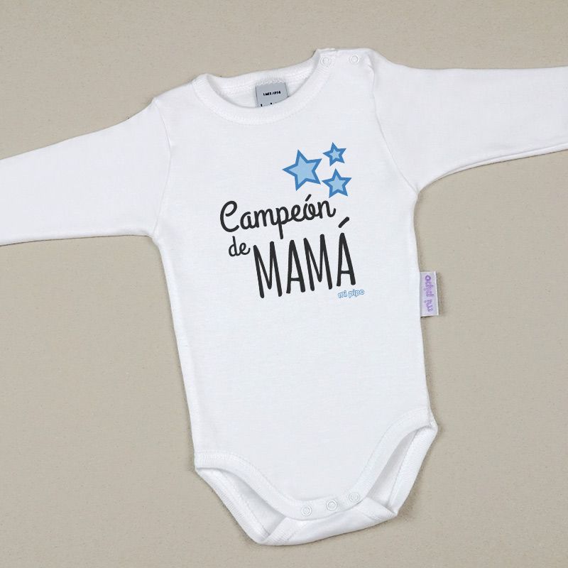 Babidu Body Divertido Campeón de Mamá - Mikeko