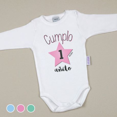 Babidu Body Divertido Cumplo 1 añito - Mikeko