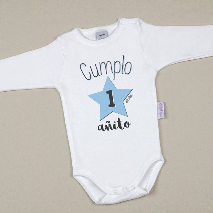 Babidu Body Divertido Cumplo 1 añito - Mikeko