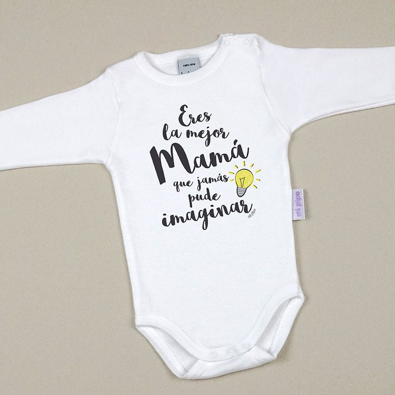 Babidu Body Divertido Eres la mejor Mamá que jamás pude imaginar - Mikeko