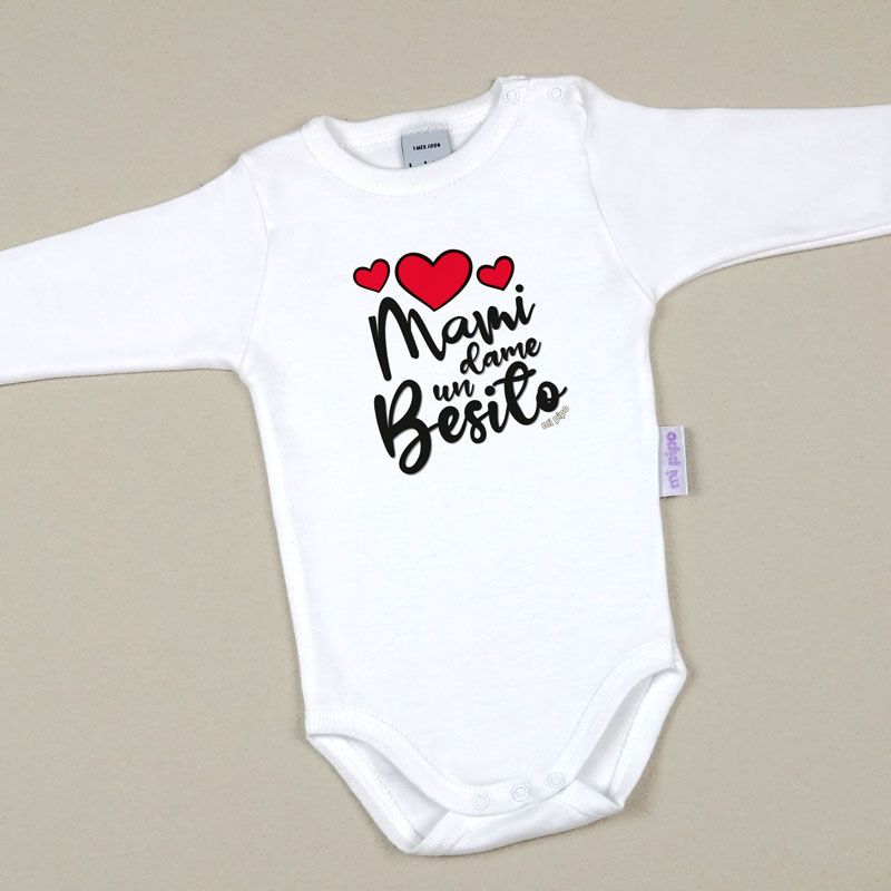 Babidu Body Divertido Mami dame un besito - Mikeko