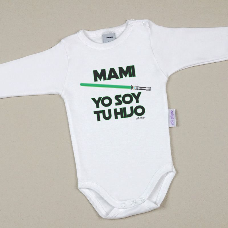 Babidu Body Divertido Mami Yo soy tu Hijo Verde - Mikeko