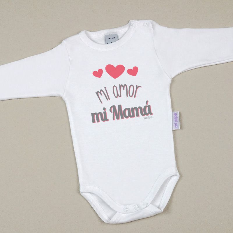 Babidu Body Divertido Mi amor, mi Mamá