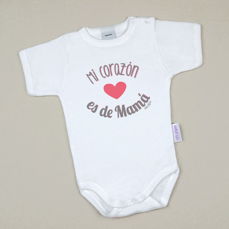 Babidu Body Divertido Mi corazón es de Mamá - Mikeko
