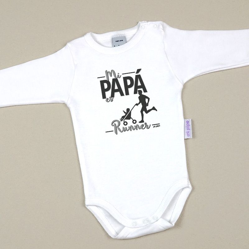 Babidu Body Divertido Mi Papá es runner - Mikeko