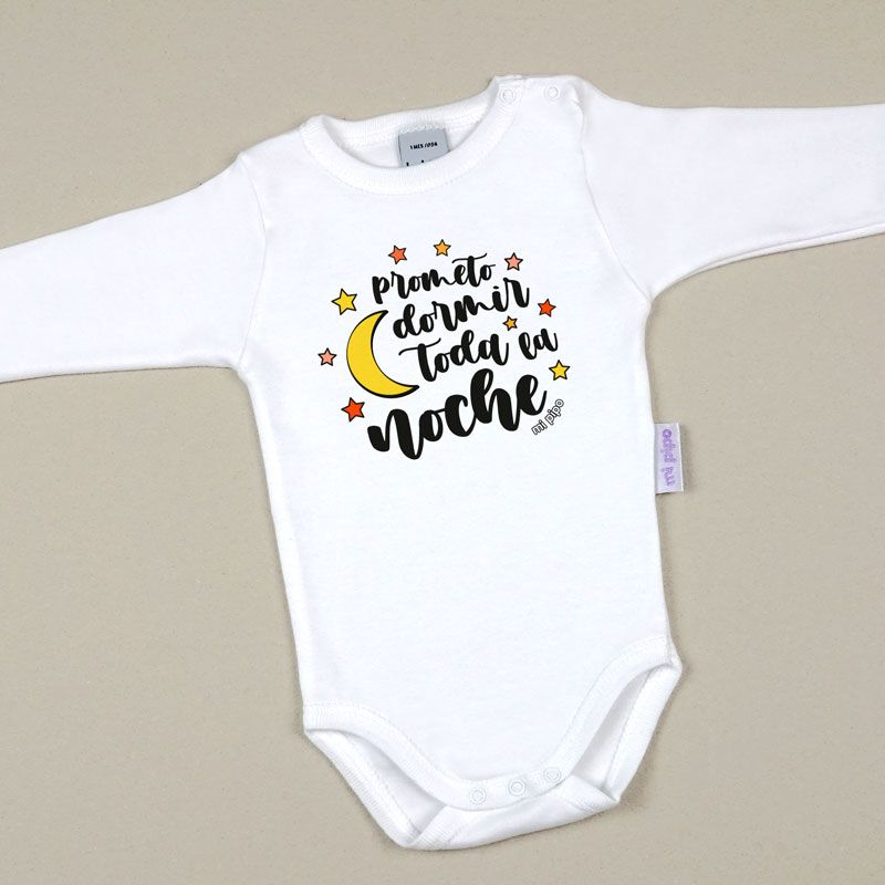 Babidu Body Divertido Prometo dormir toda la noche - Mikeko