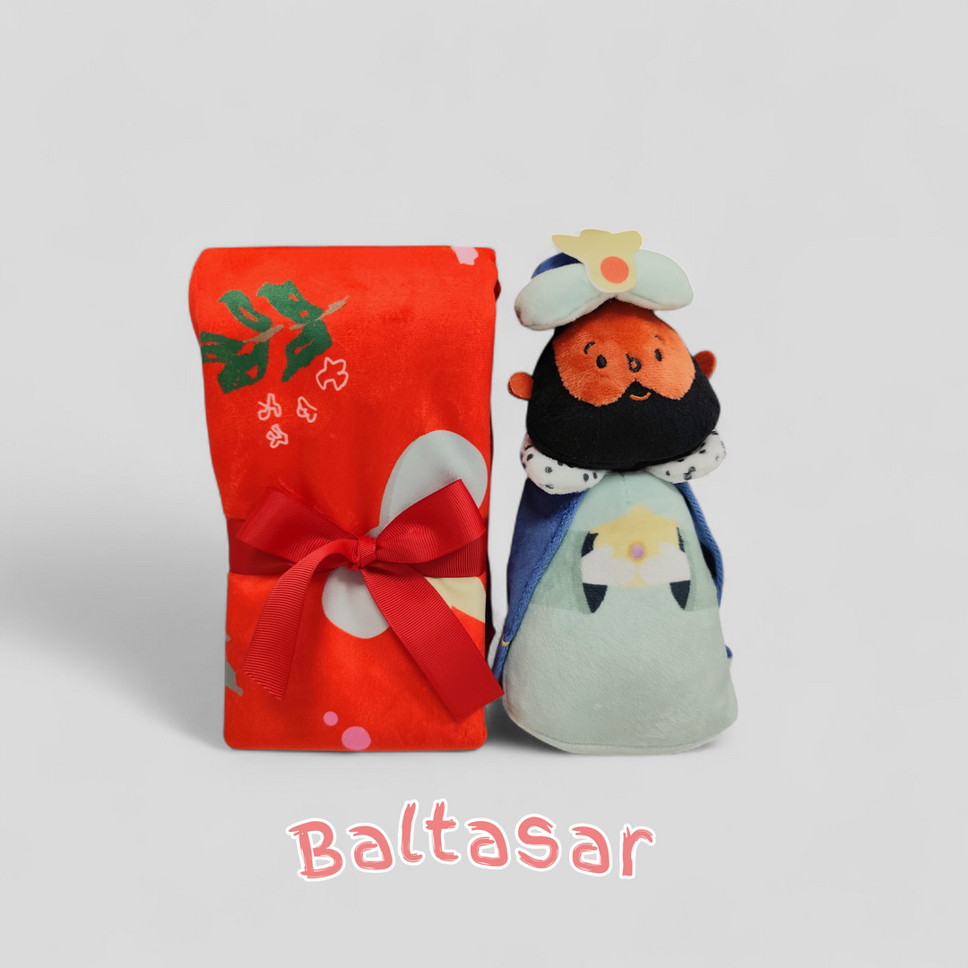 Muñeco de Peluche Baltasar con Manta – Reyes Magos