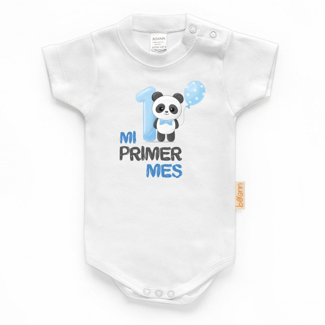 Body "MI PRIMER MES - Azul" - Mikeko