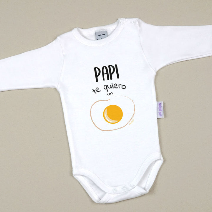 Babidu Body Divertido Papi te quiero un Huevo