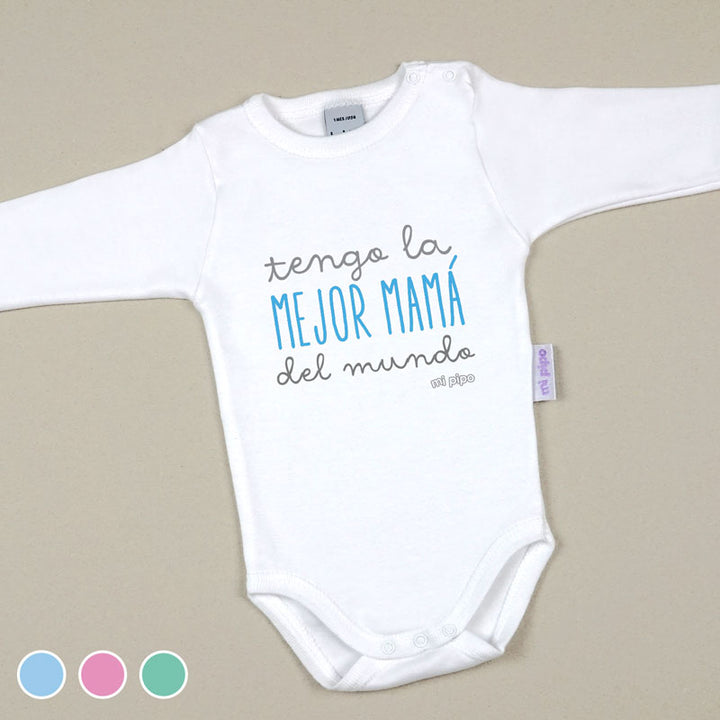 Babidu Body Divertido Tengo la mejor mamá del mundo mundial