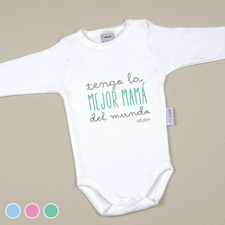 Babidu Body Divertido Tengo la mejor mamá del mundo mundial