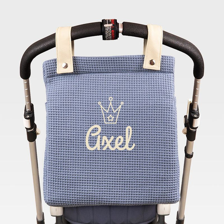 Bolso Panera Gofre Azul Personalizado