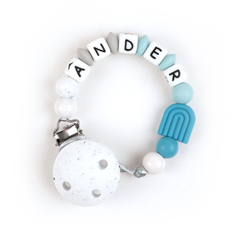 Cadenita de silicona Gritty Azul Personalizada - Mikeko