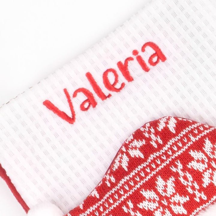 Calcetín de Navidad personalizado Papá Noel