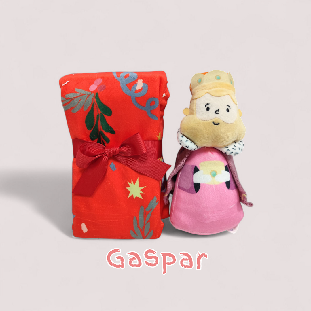 Muñeco de Peluche Gaspar con Manta – Reyes Magos