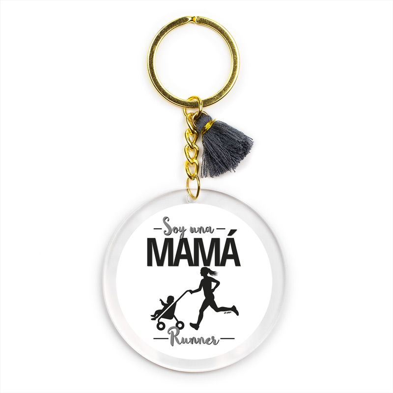 Llavero Metacrilato Soy una Mamá Runner