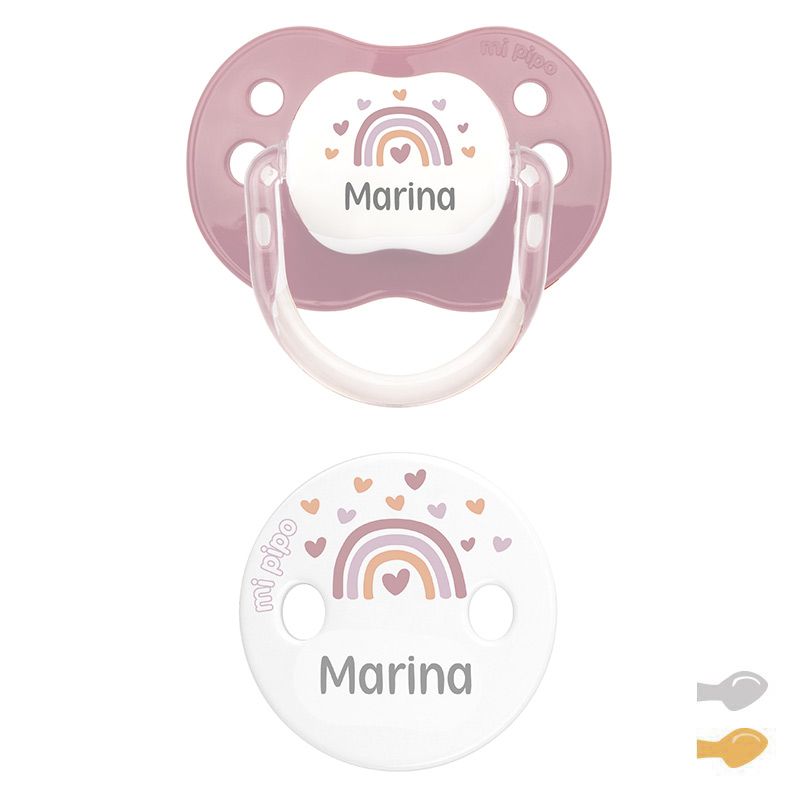 Pack Dúo Classic Deco Arcoíris Blush Personalizado