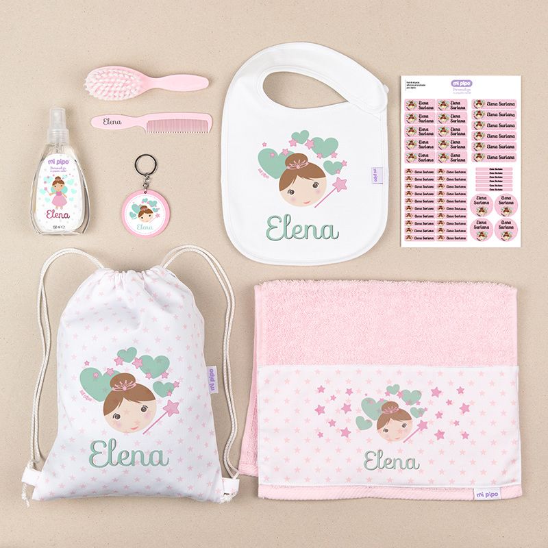 Pack Mi Cole Hada personalizado + Regalo Llavero