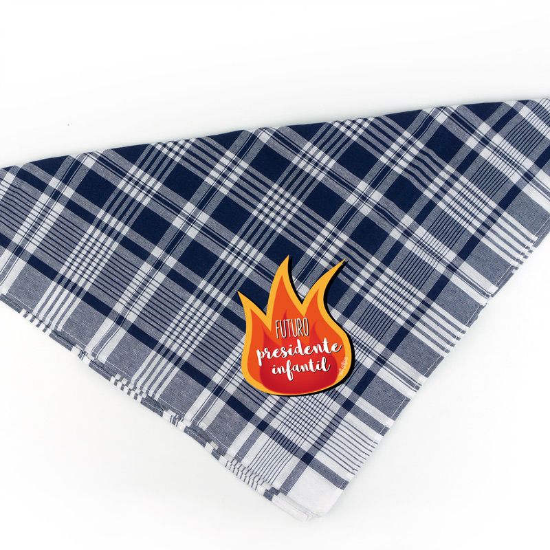 Pañuelo Fallero Futura presidente infantil + Flama