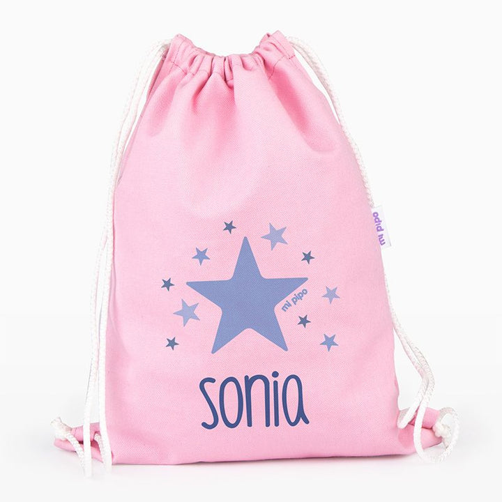 Petate Medium Lona Estrella Azul personalizado, color a elegir - Mikeko