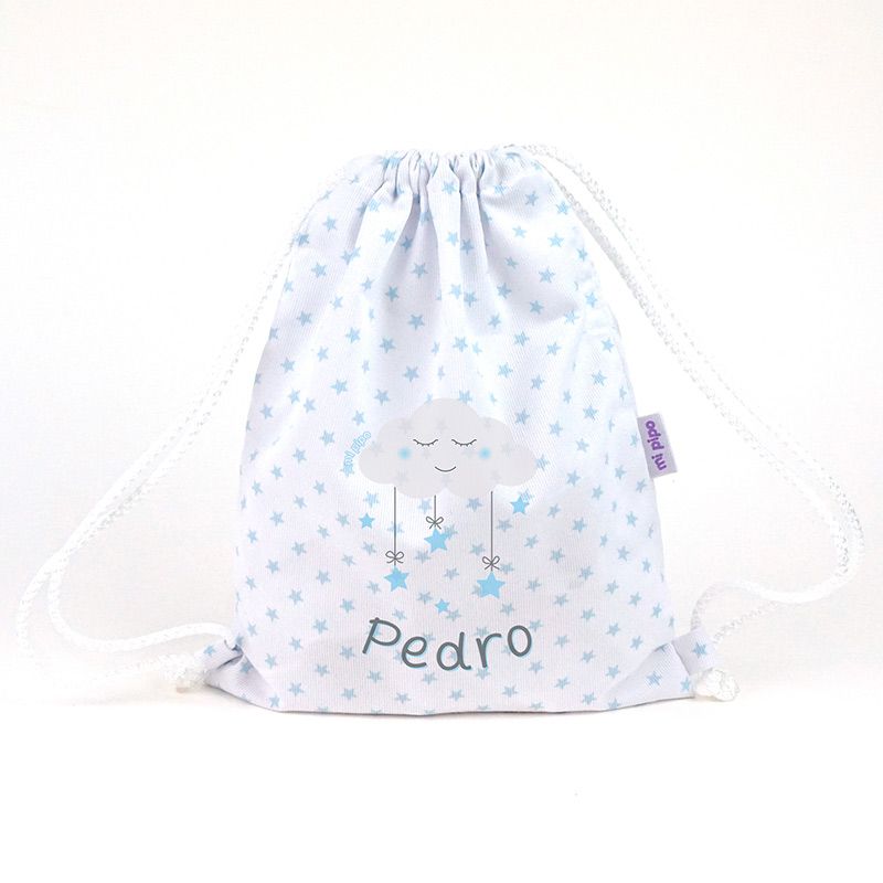 Petate Nube Azul Personalizado - Mikeko