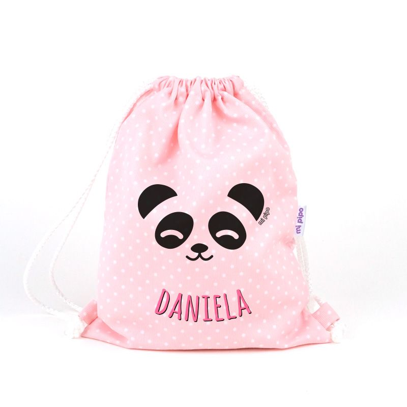 Petate Panda Rosa personalizado - Mikeko