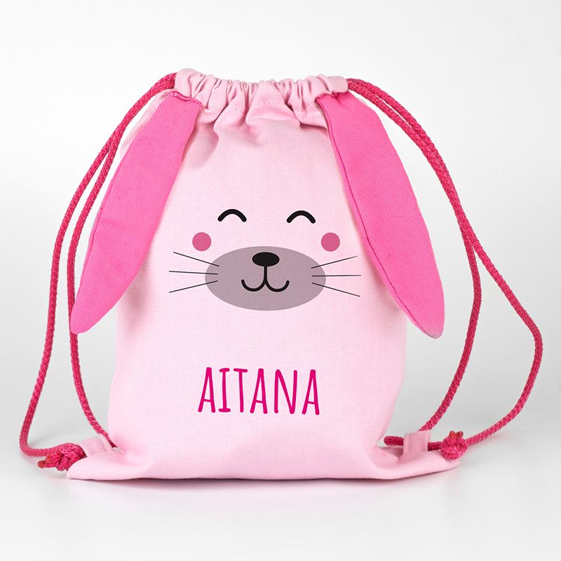 Petate Zoo Conejito Rosa personalizado - Mikeko