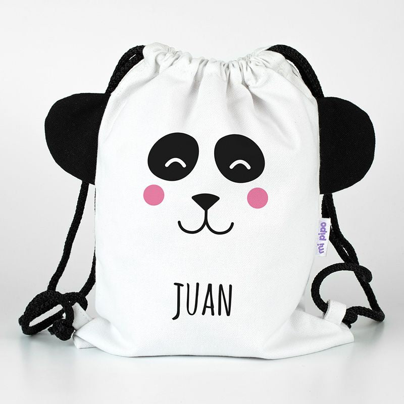Petate Zoo Panda Blanco personalizado - Mikeko