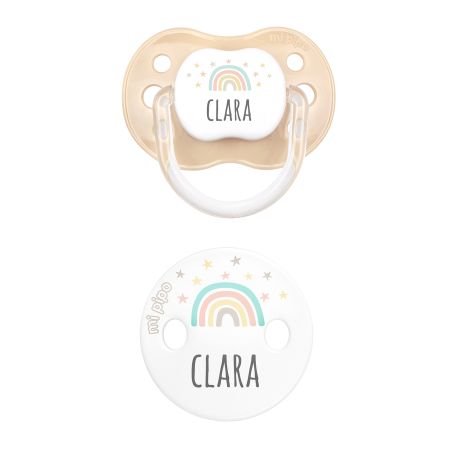 Pack Dúo Classic Deco Arcoíris Soft Beige Personalizado