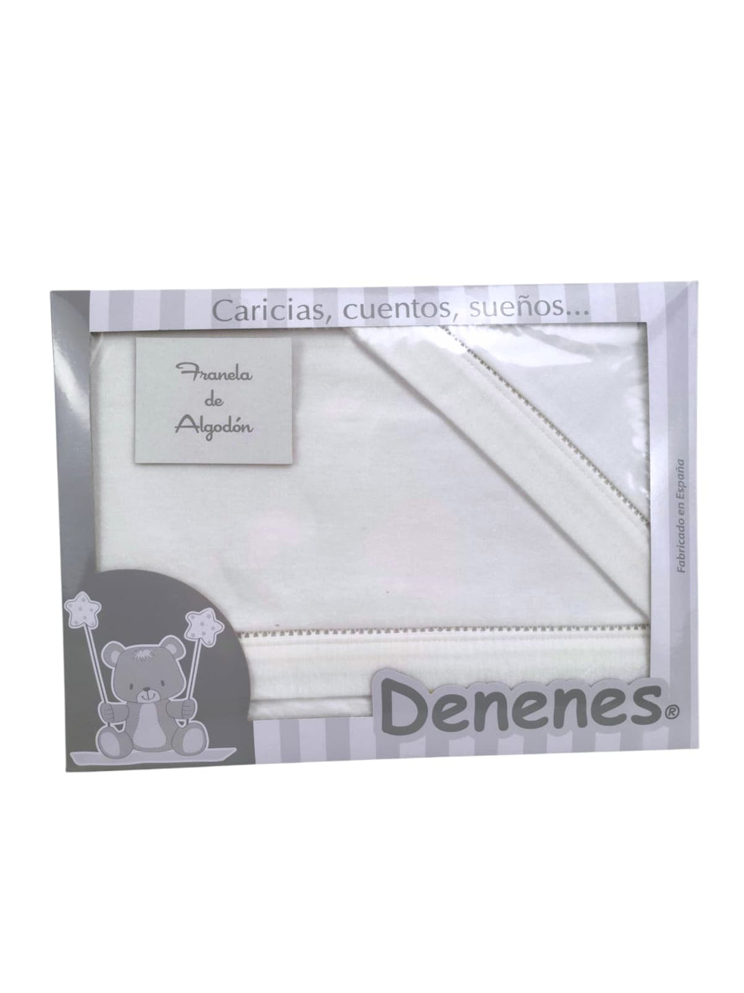 Sabana Franela Coche Diente Blanco