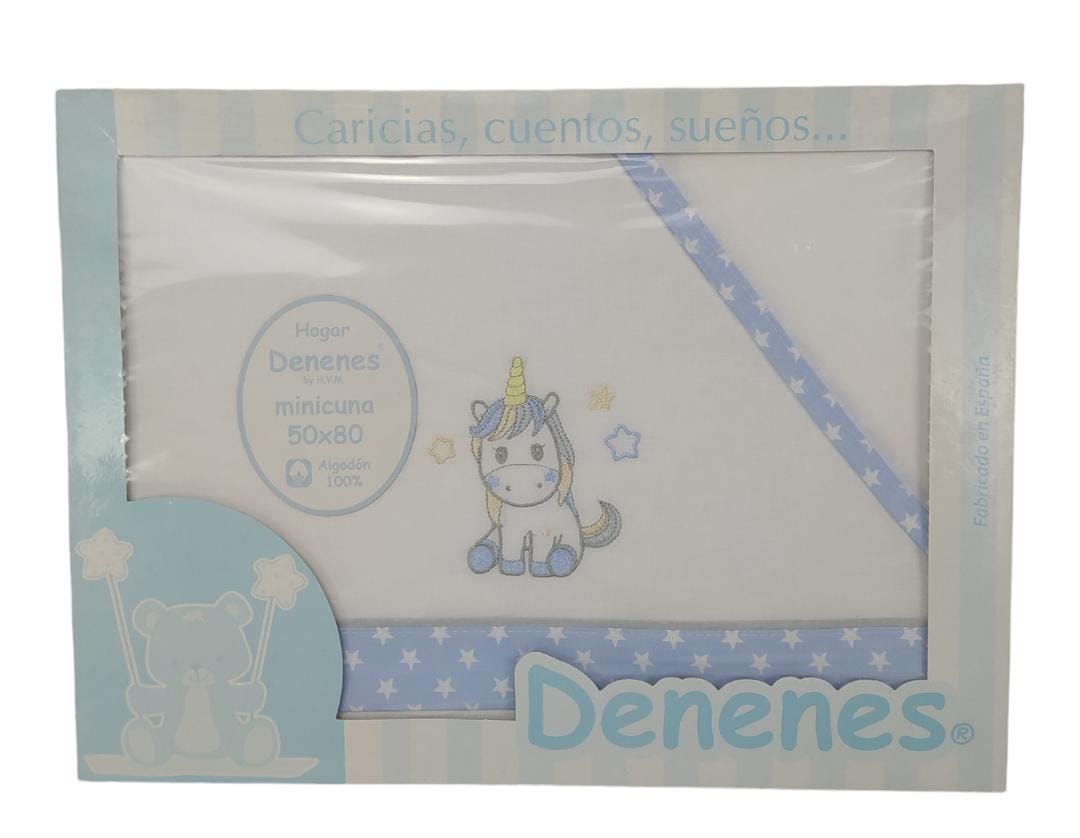 Sábana Verano Unicornio Azul