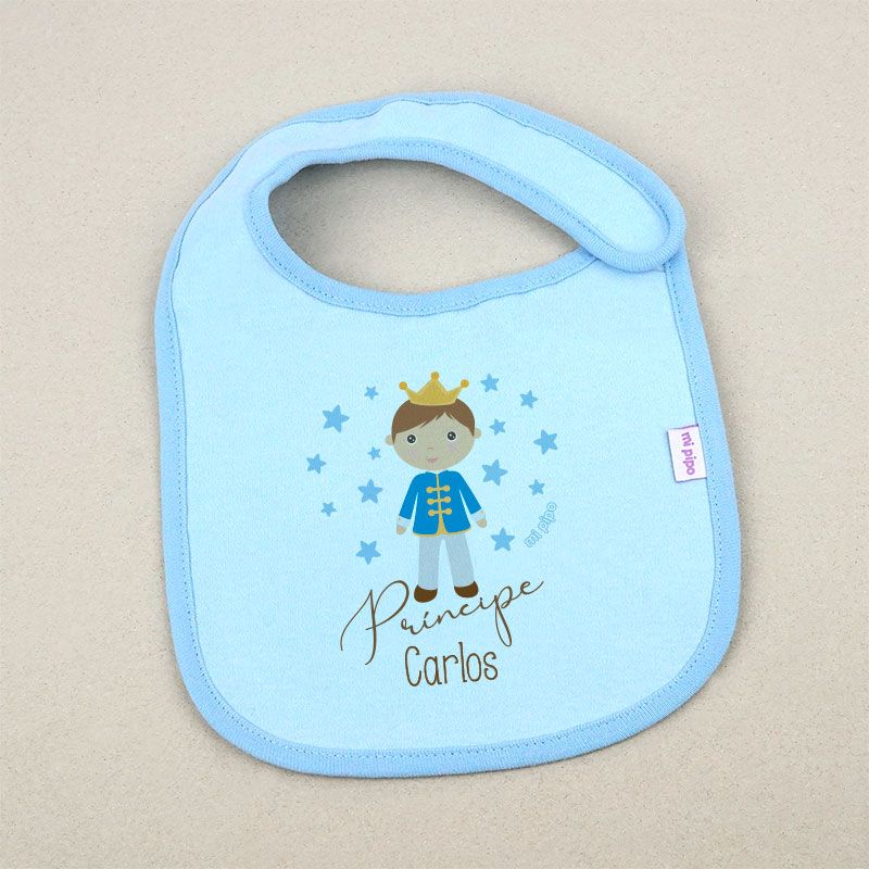 Babero Personalizado Príncipe - Mikeko
