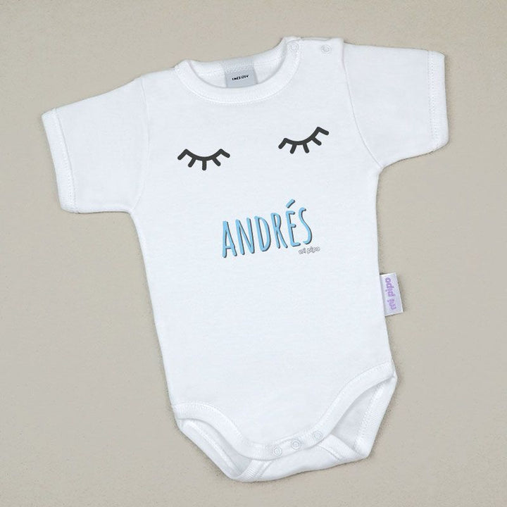 Babidu Body Personalizado Nombre + Pestañas - Mikeko