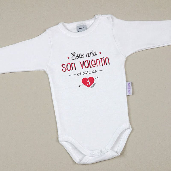 Babidu Body Divertido Este año San Valentín es cosa de 3 - Mikeko