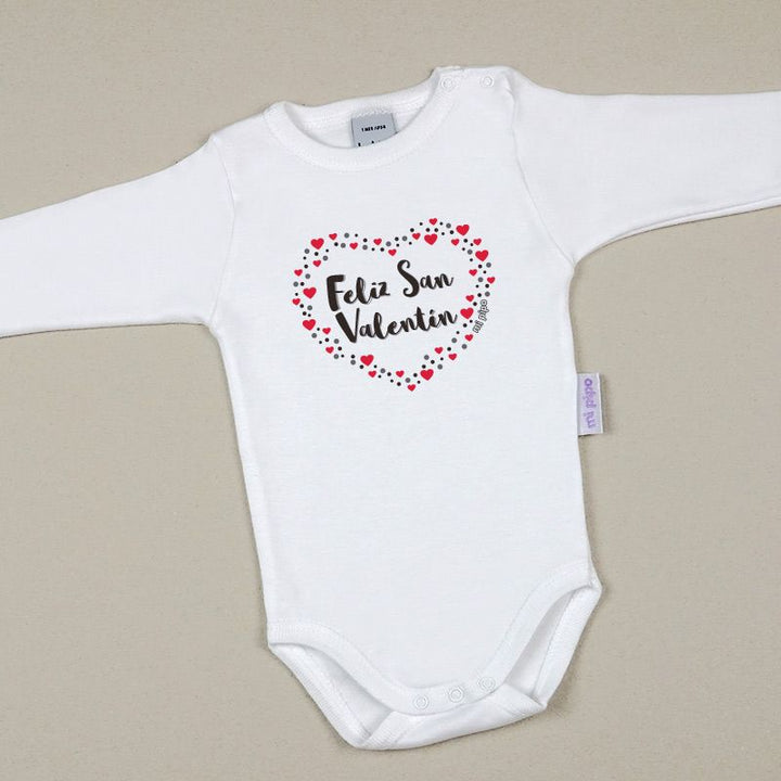 Babidu Body Divertido Feliz San Valentín Corazón - Mikeko