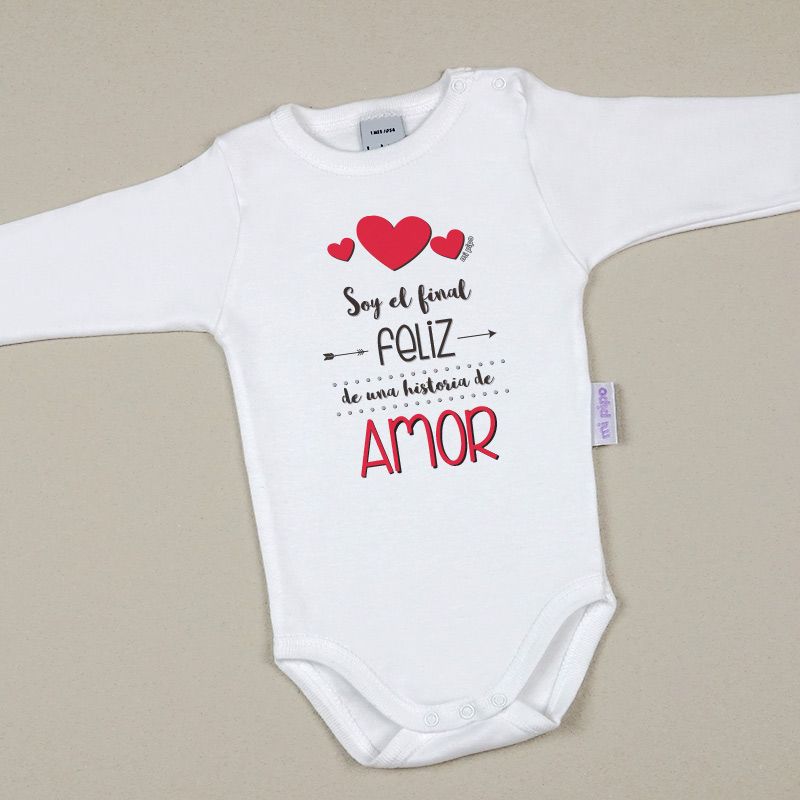 Babidu Body Divertido Soy el final feliz de una historia de Amor - Mikeko