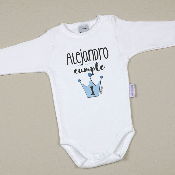 Babidu Body Personalizado Nombre + Estrella Azul - Mikeko