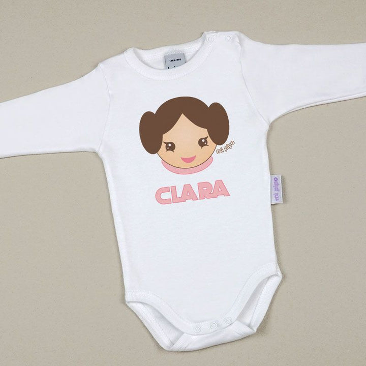 Babidu Body Personalizado Princesa Leia - Mikeko