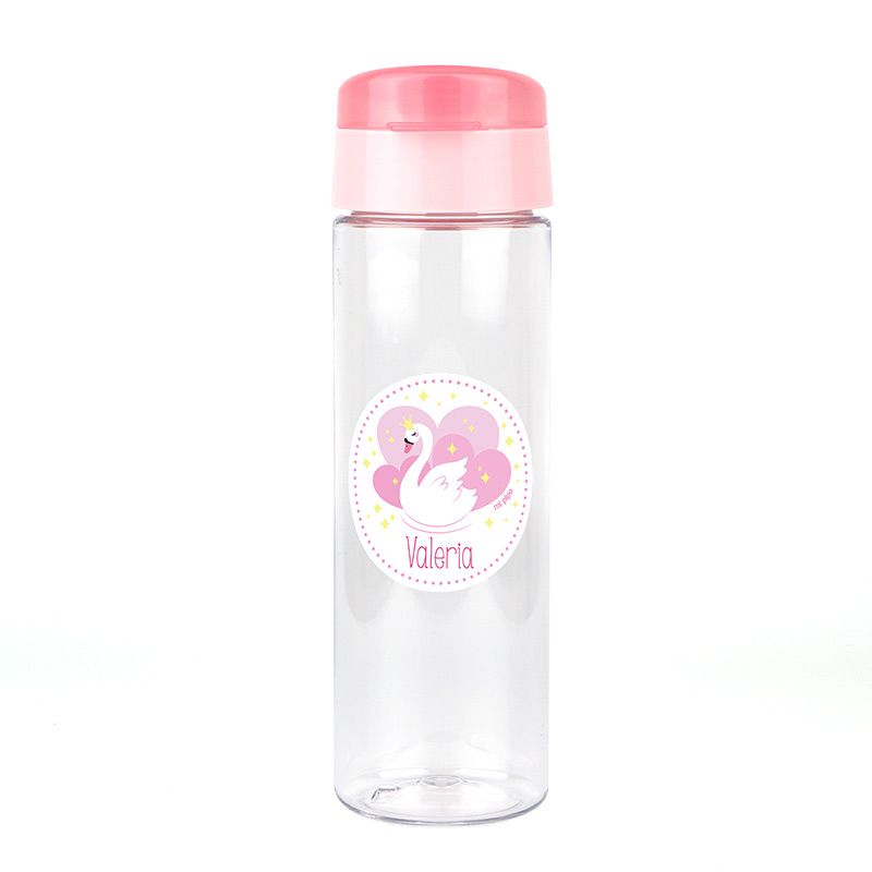 Botella Cisne Rosa 600ml personalizada - Mikeko