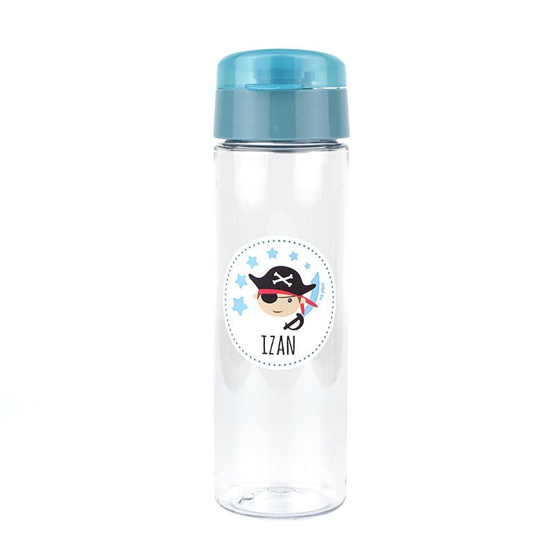 Botella Pirata Azul 600ml personalizada - Mikeko