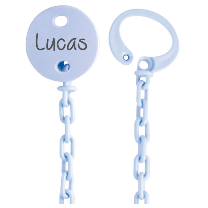 Cadena Sujeta Chupete con Nombre Personalizado - Mikeko