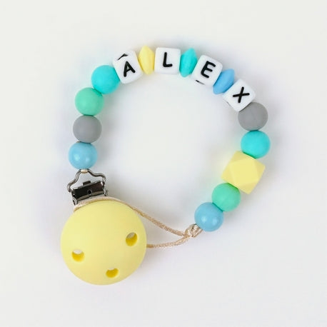 Cadenita de silicona Estrella Lima Personalizada - Mikeko